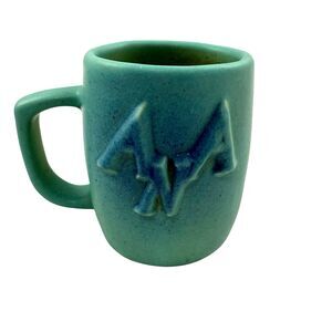 Van Briggle Ming Blue ANA American Numismatic Association Mug Colorado Pottery